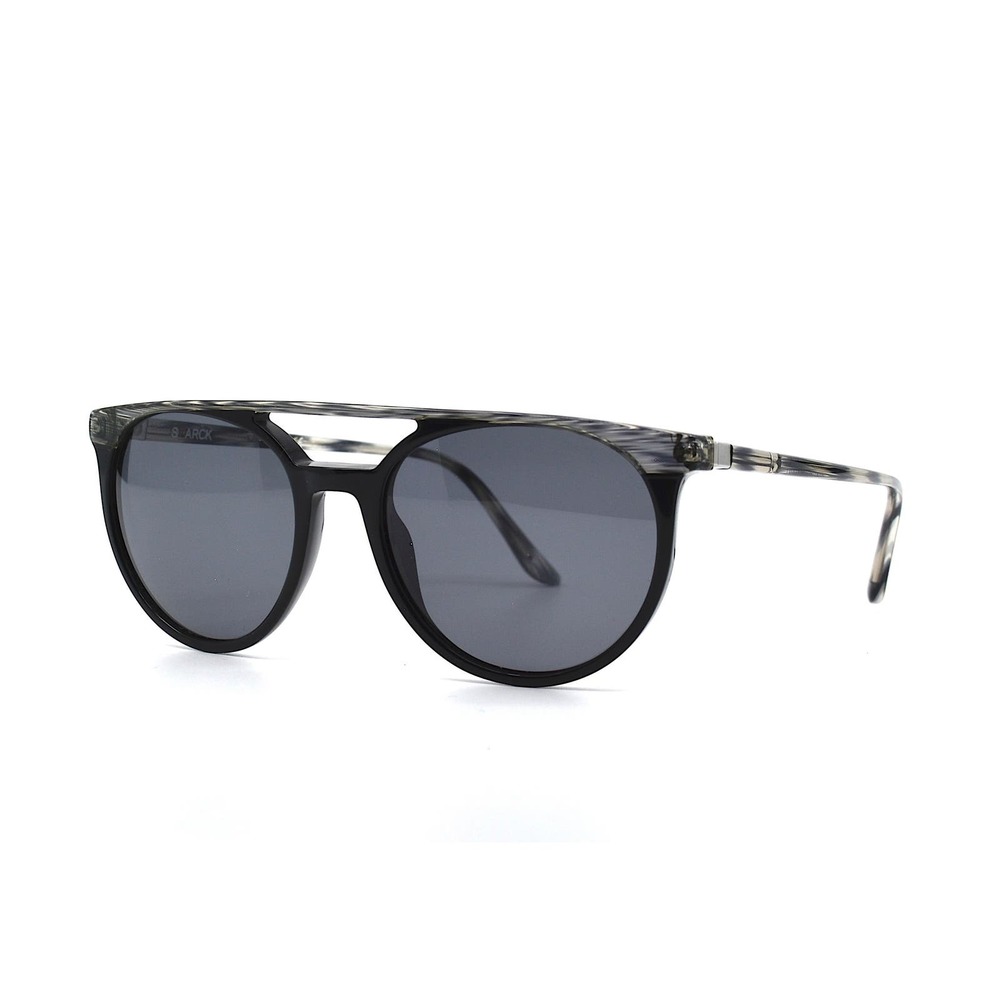 NEW STARCK SH5020 0001/81 BLACK GREY POLARIZED AUTHENTIC SUNGLASSES - Picture 3 of 13